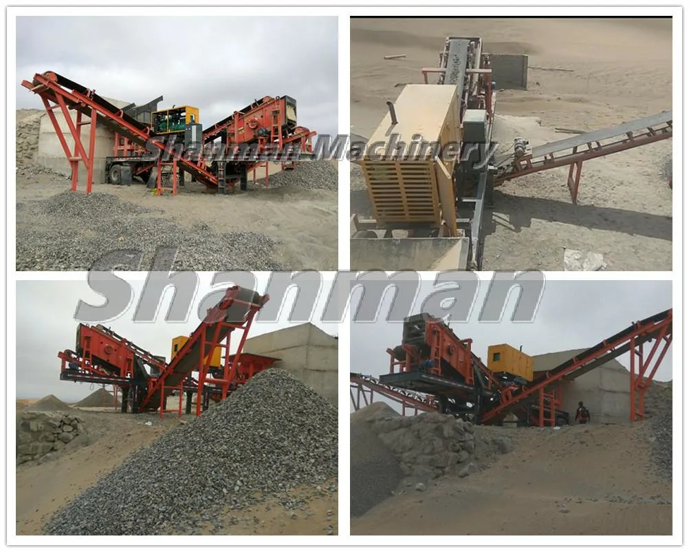 5% Discount 10-20 T Small Mobile Stone Crusher Powered by Diesel Generator Hard Rock Stone Jaw/Cone/Impact/VSI/Hammer/Roller Mobile Portable Crusher for Granite