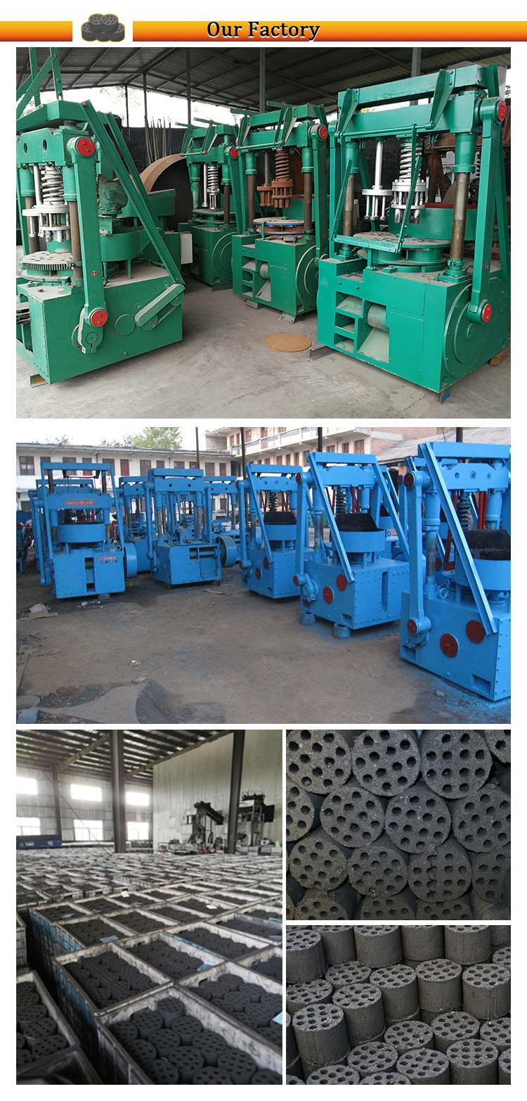 Factory Supply Honeycomb Charcoal Briquette Machines Charcoal Powder Coffee Grounds Screw Charcoal Briquette Machine