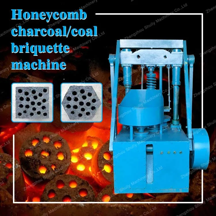 Honeycomb Charcoal Briquette Press Machine Industrial Coal Dust Powder Briquette Machine